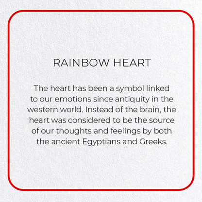 RAINBOW HEART: Photo Greeting Card