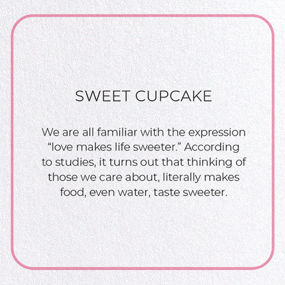 SWEET CUPCAKE: Photo Greeting Card