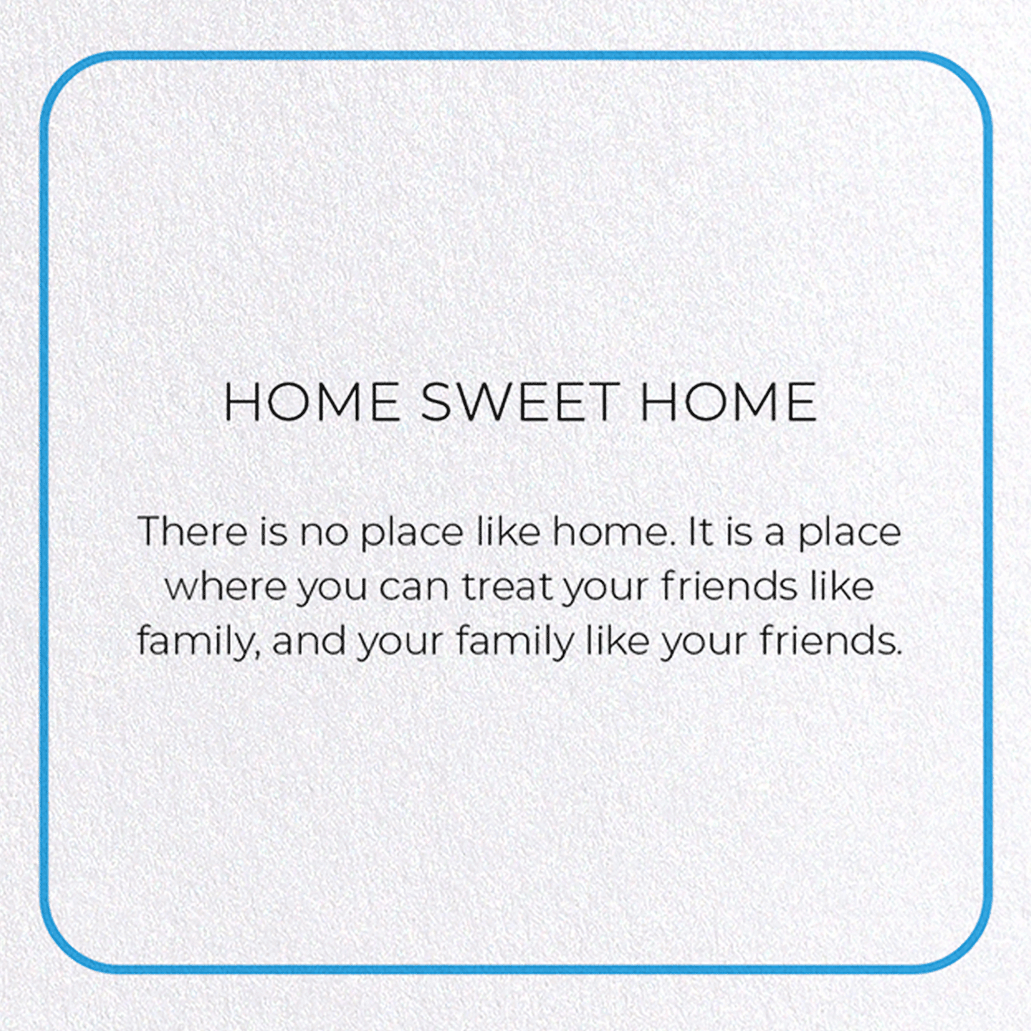 HOME SWEET HOME: Photo Greeting Card