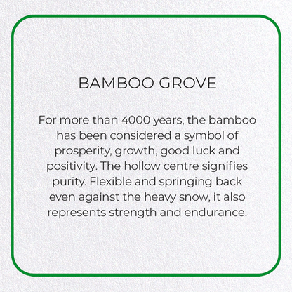 BAMBOO GROVE: Photo Greeting Card