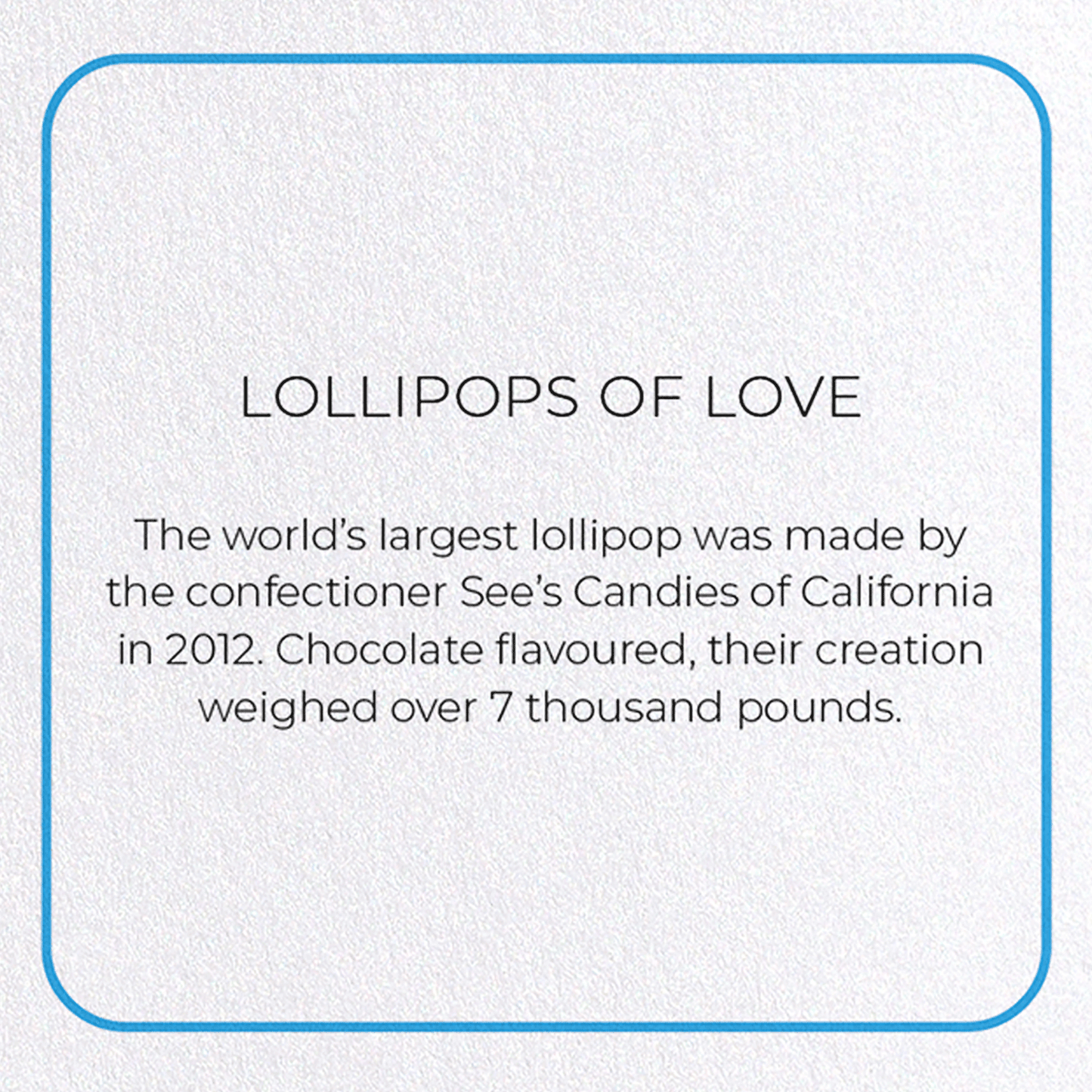 LOLLIPOPS OF LOVE: Photo Greeting Card