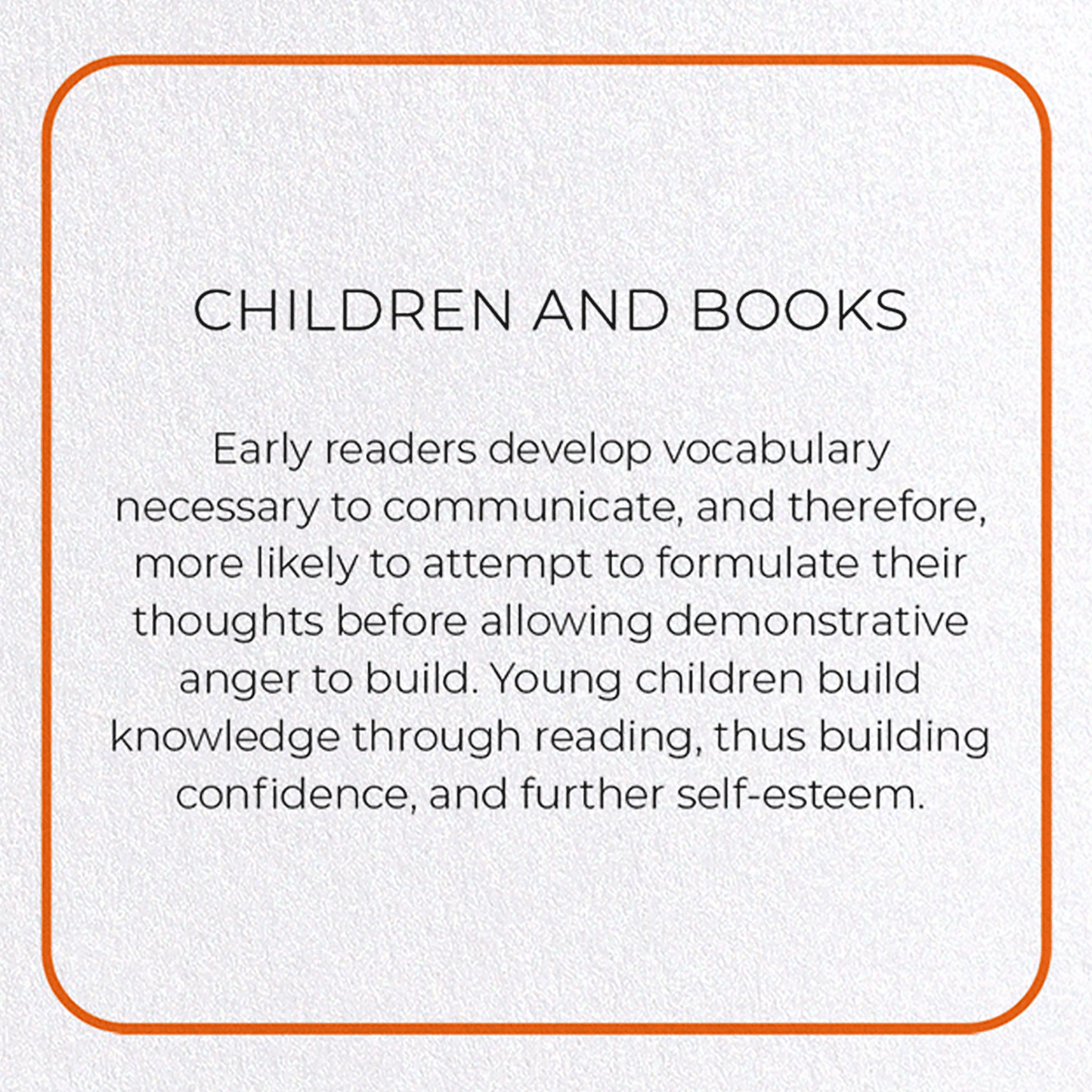 CHILDREN AND BOOKS: Photo Greeting Card