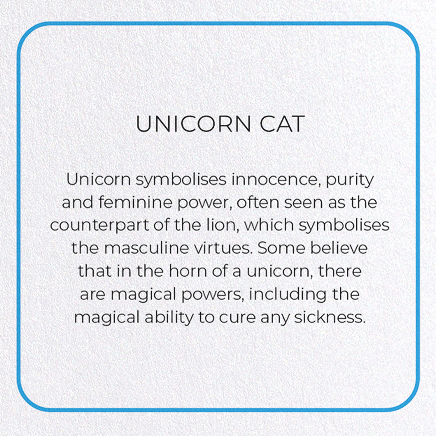 UNICORN CAT: Photo Greeting Card