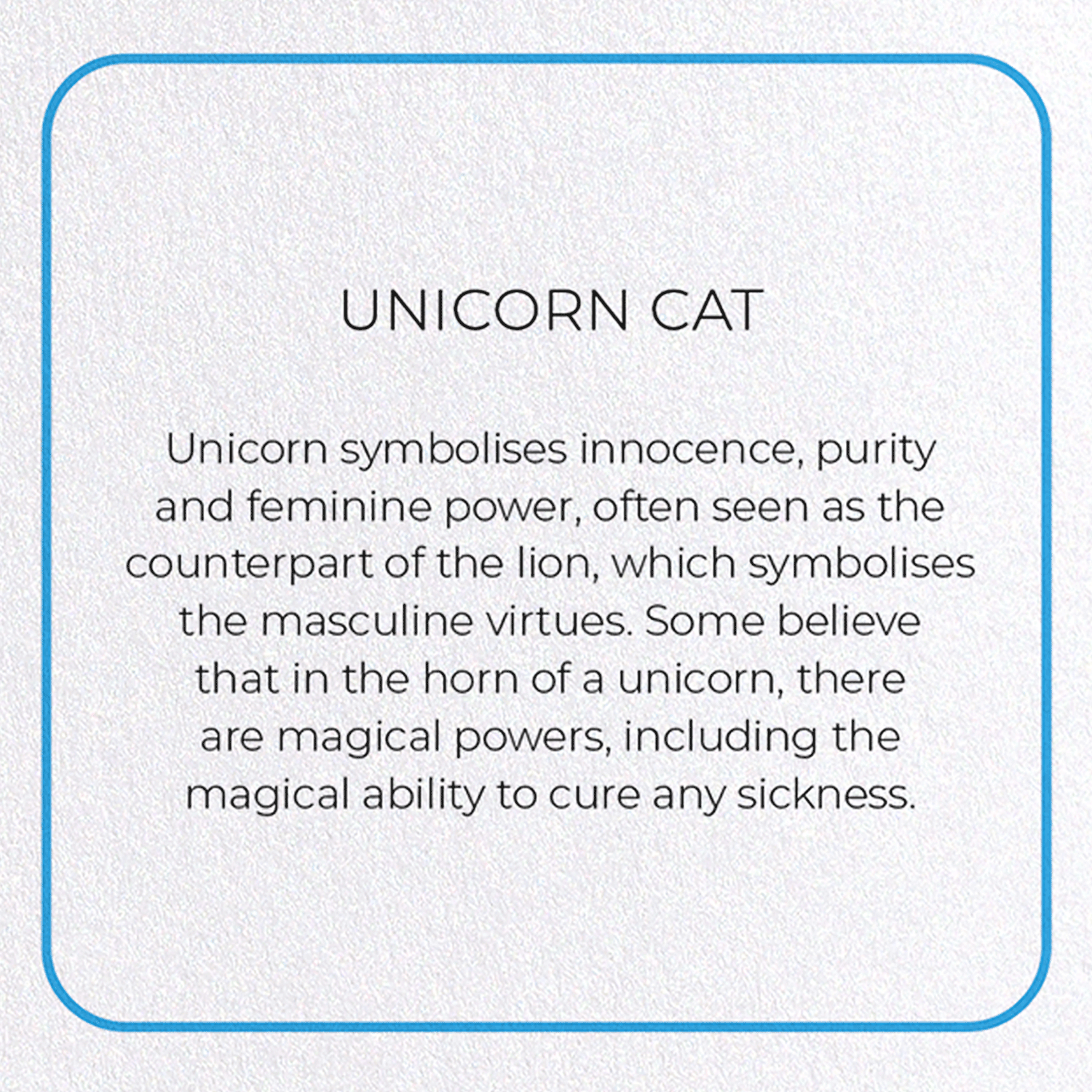UNICORN CAT: Photo Greeting Card