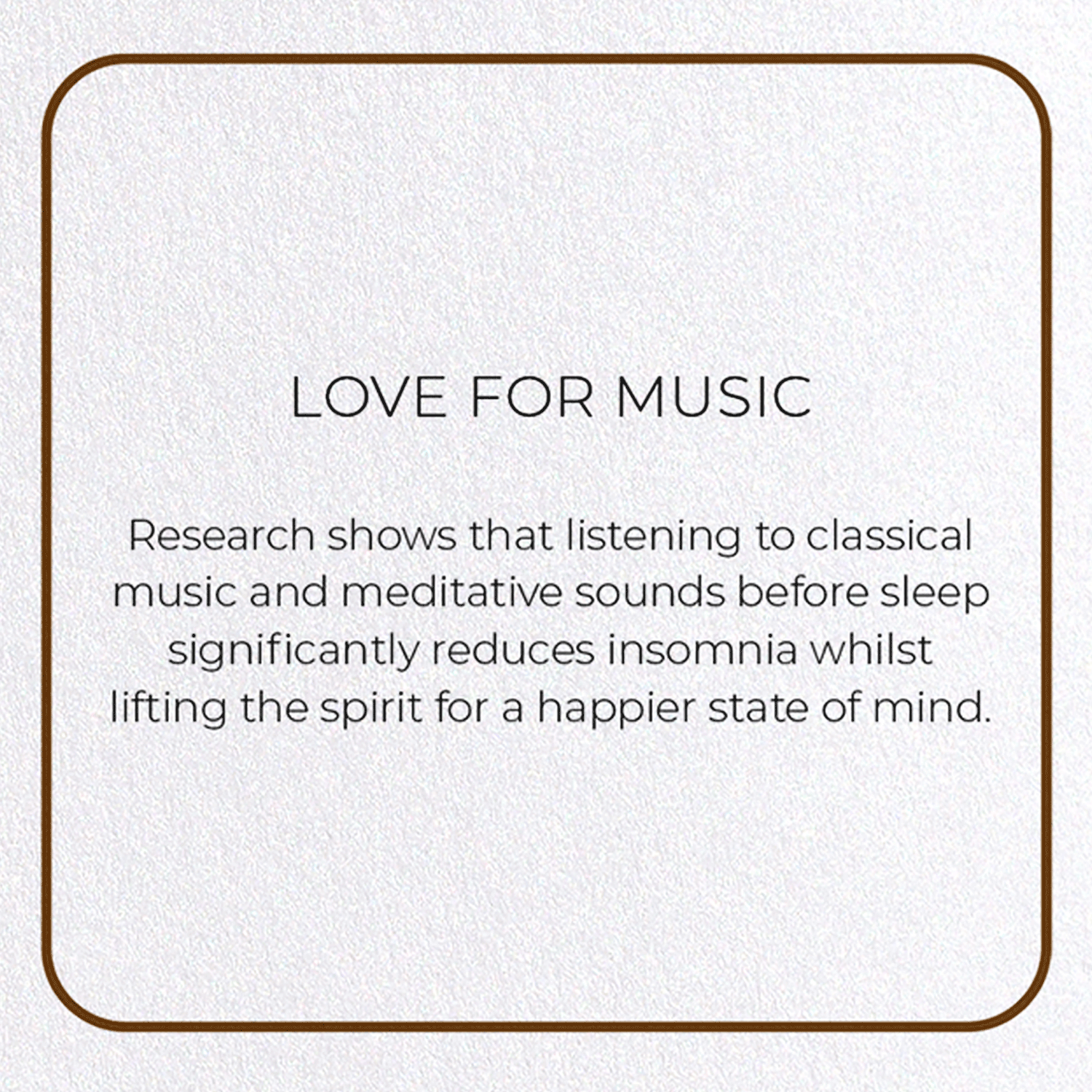 LOVE FOR MUSIC: Photo Greeting Card