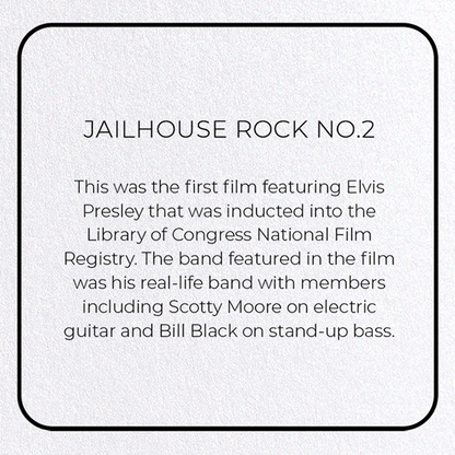 JAILHOUSE ROCK NO.2: Photo Greeting Card
