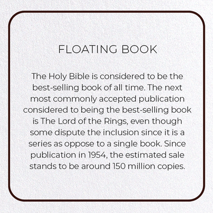 FLOATING BOOK: Photo Greeting Card