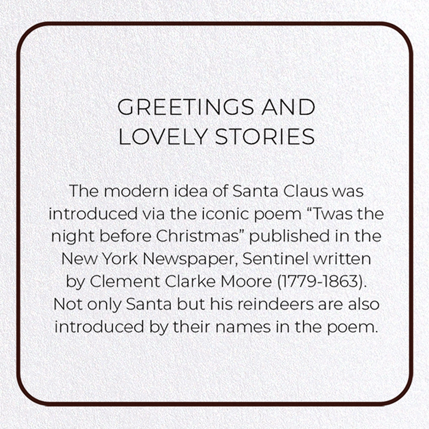 GREETINGS AND LOVELY STORIES: Photo Greeting Card