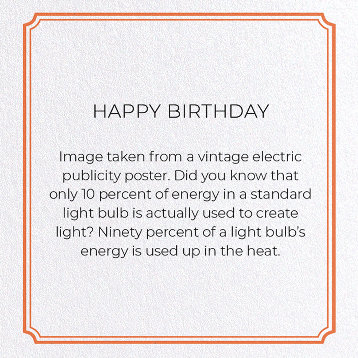 HAPPY BIRTHDAY: Vintage Greeting Card