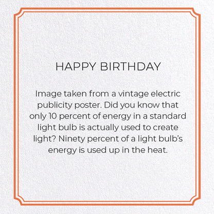 HAPPY BIRTHDAY: Vintage Greeting Card