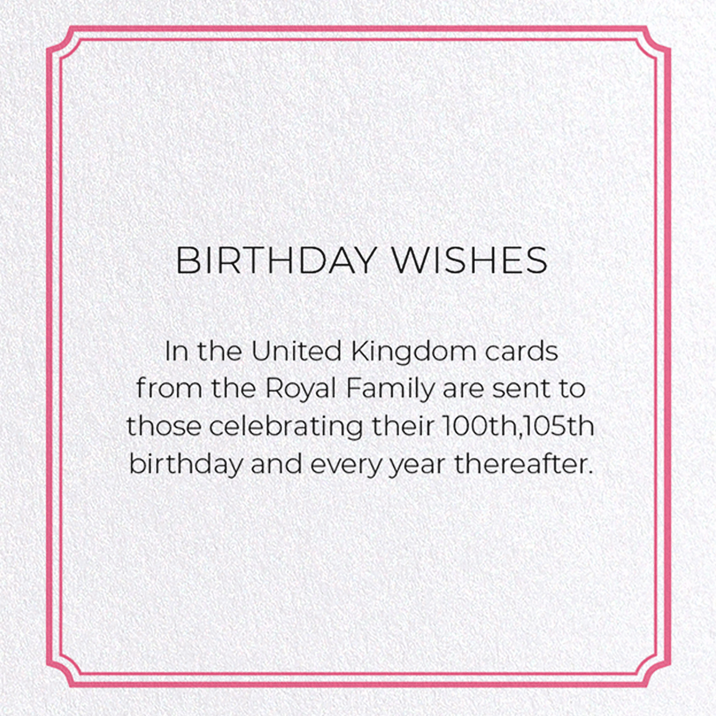 BIRTHDAY WISHES: Vintage Greeting Card