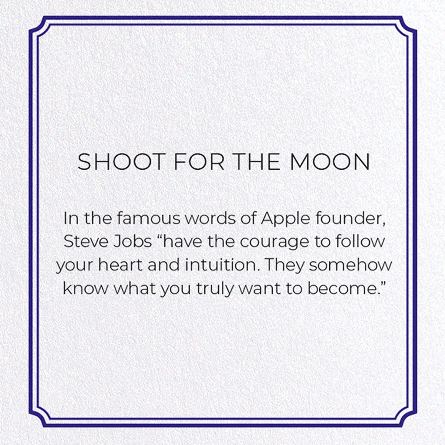 SHOOT FOR THE MOON: Vintage Greeting Card