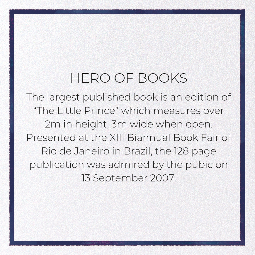 HERO OF BOOKS: Modern deco Greeting Card