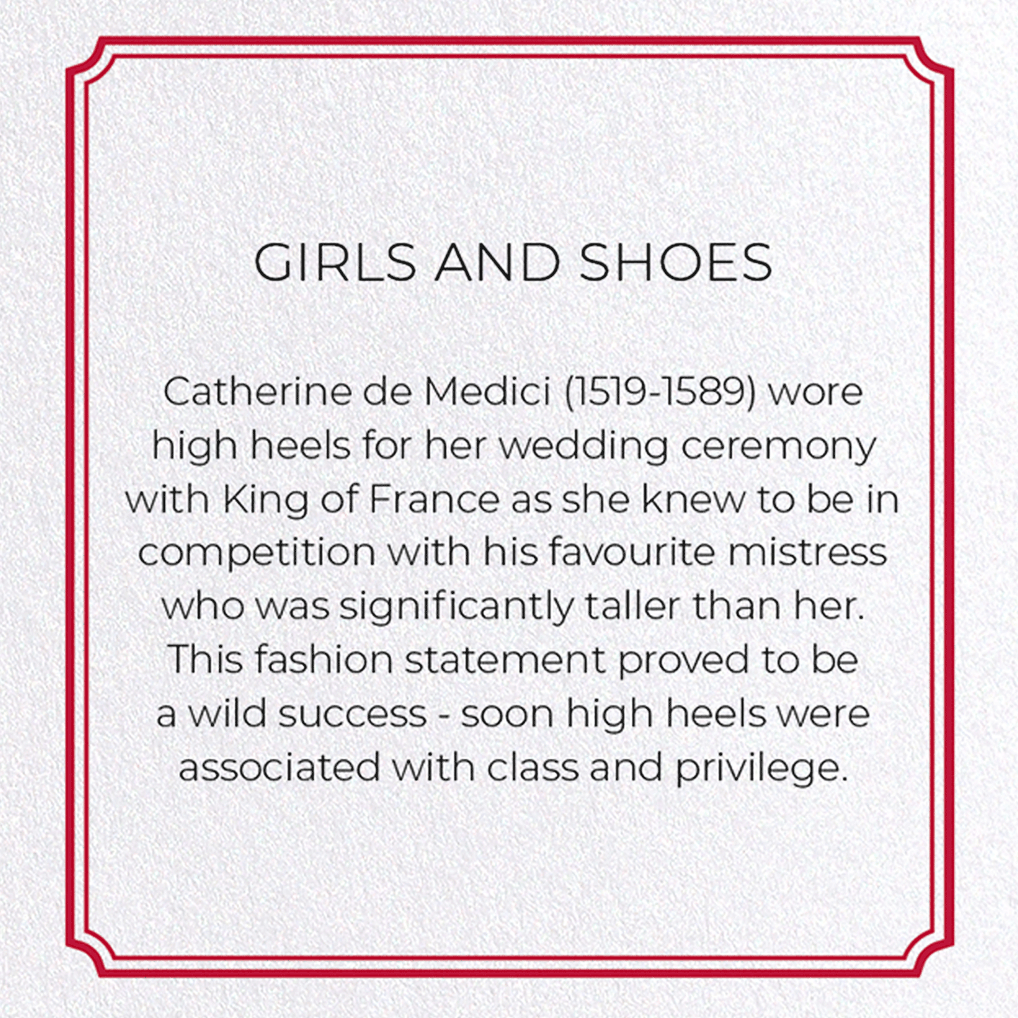 GIRLS AND SHOES: Vintage Greeting Card