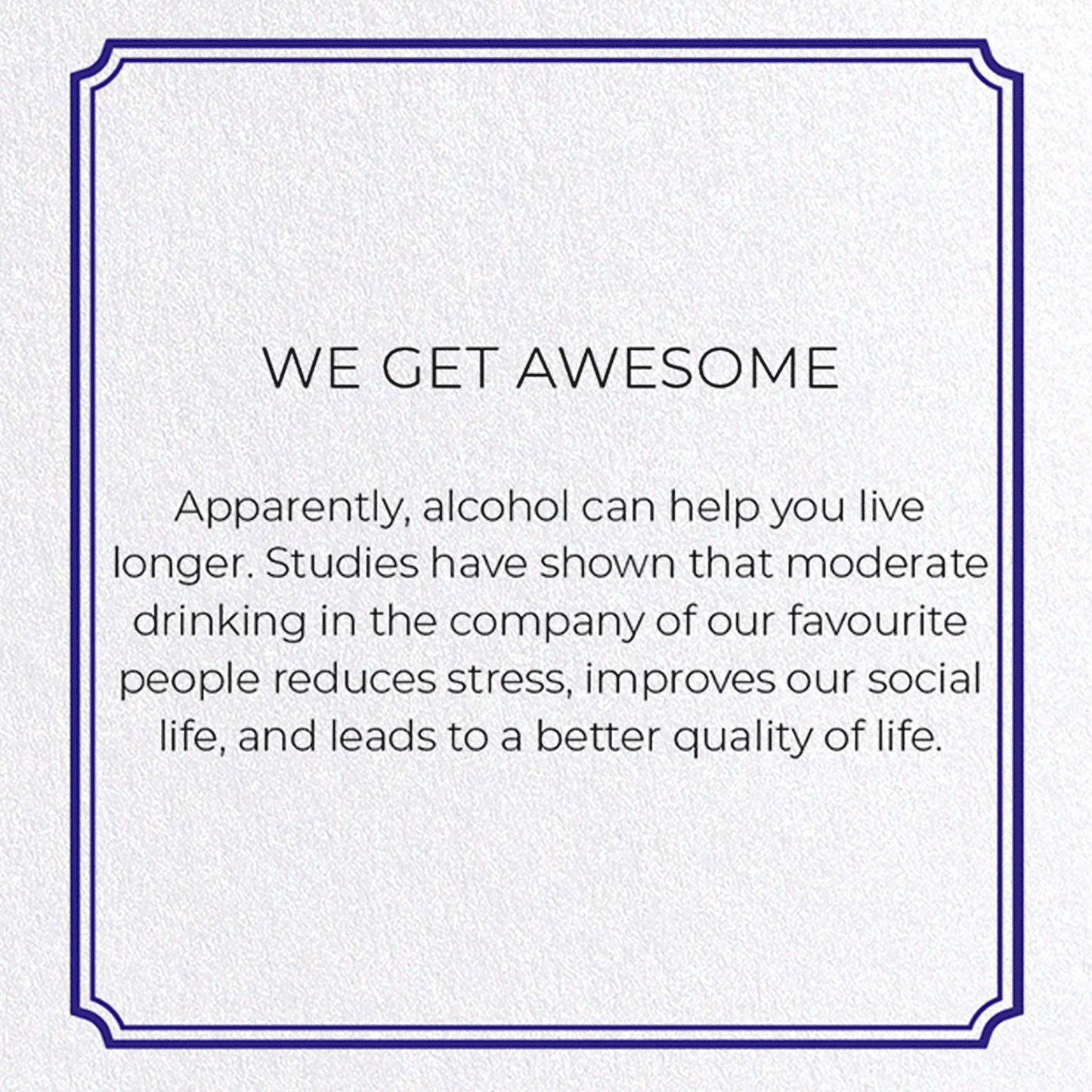 WE GET AWESOME: Vintage Greeting Card