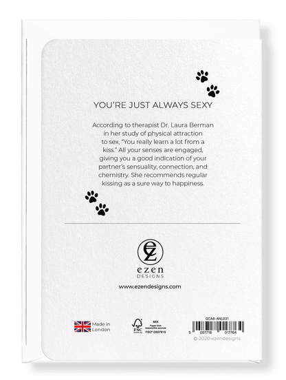 Ezen Designs - You're just always sexy - Greeting Card - Back