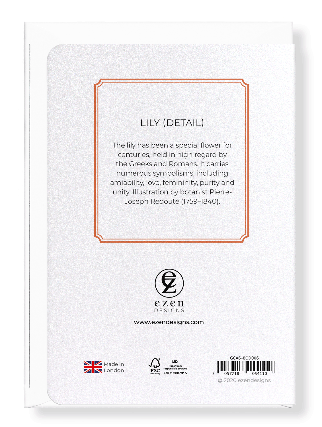 LILY: Botanical Greeting Card