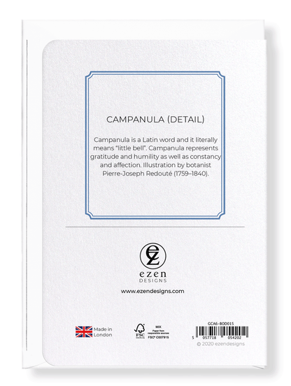 CAMPANULA: Botanical Greeting Card