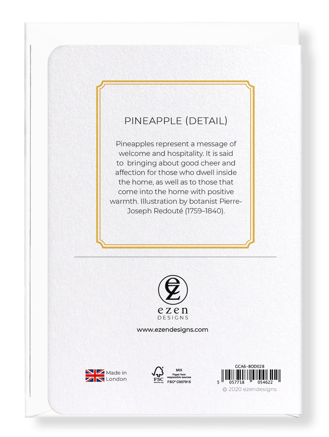 PINEAPPLE: Botanical Greeting Card
