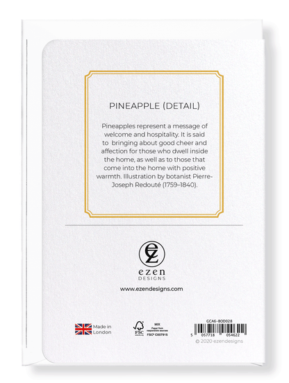 PINEAPPLE: Botanical Greeting Card