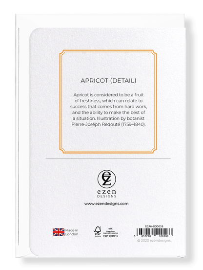 APRICOT: Botanical Greeting Card