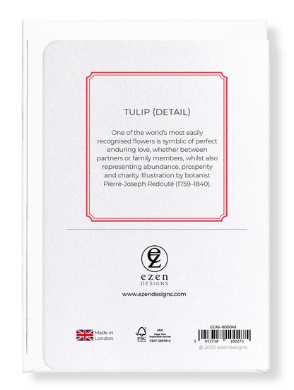 TULIP: Botanical Greeting Card