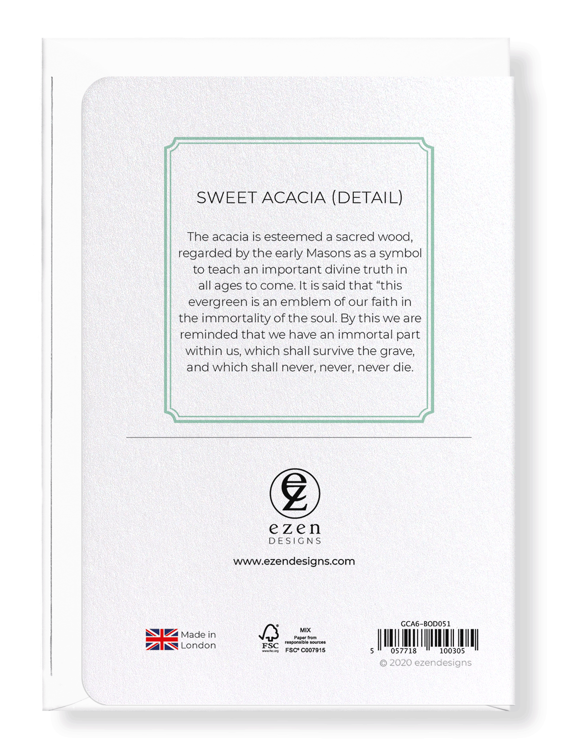 SWEET ACACIA: Botanical Greeting Card