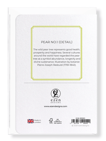 PEAR NO.1: Botanical Greeting Card