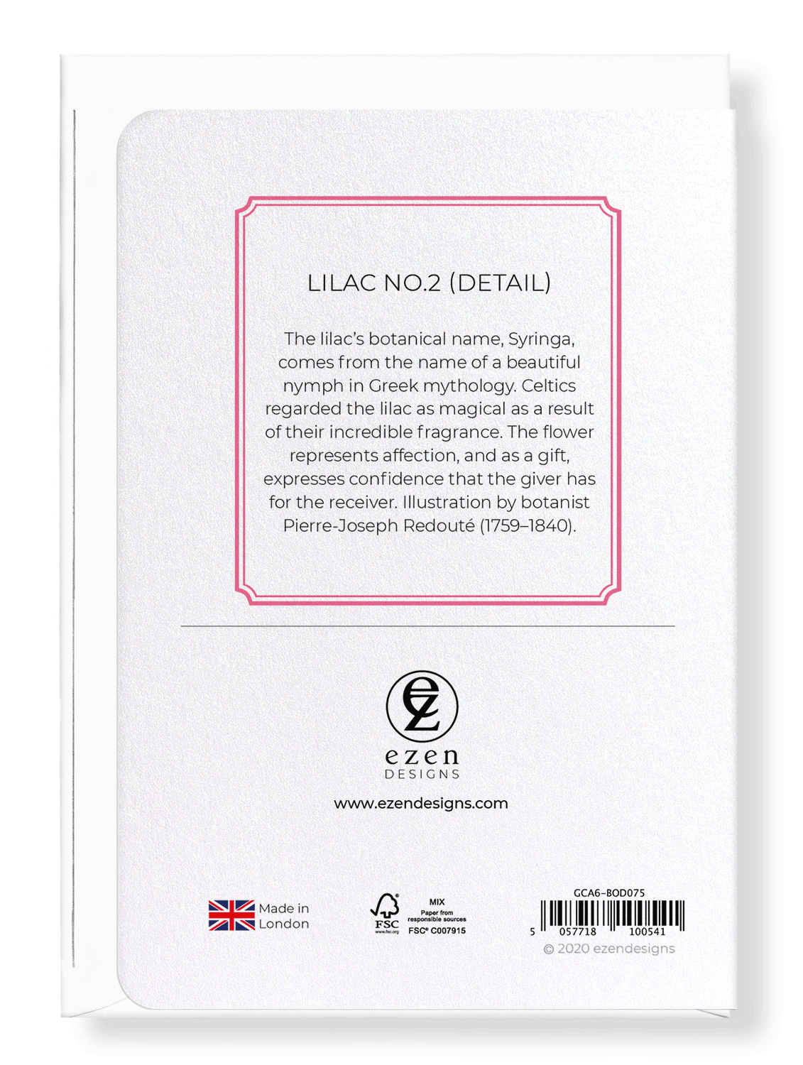 LILAC NO.2: Botanical Greeting Card