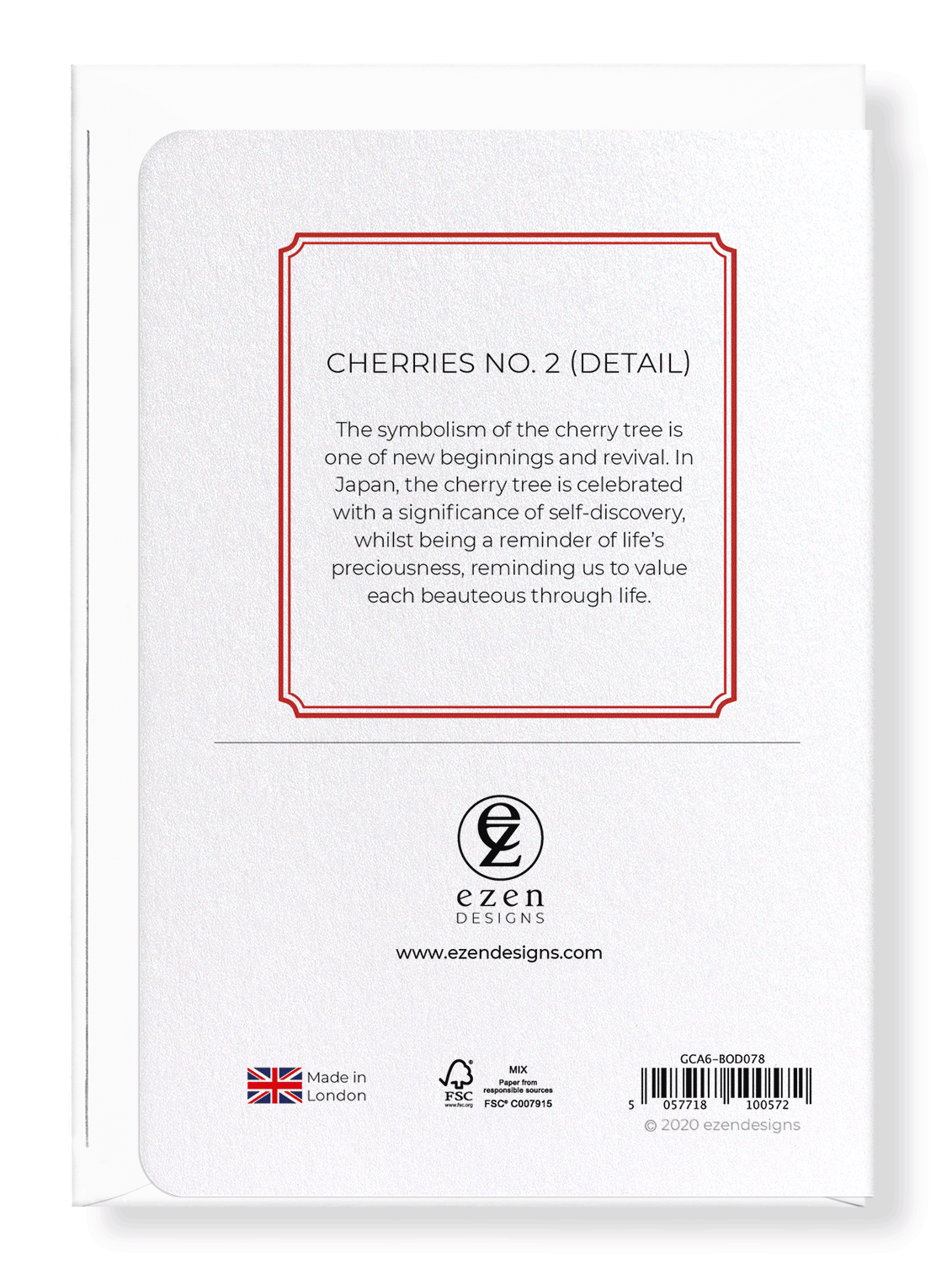 CHERRIES NO. 2: Botanical Greeting Card