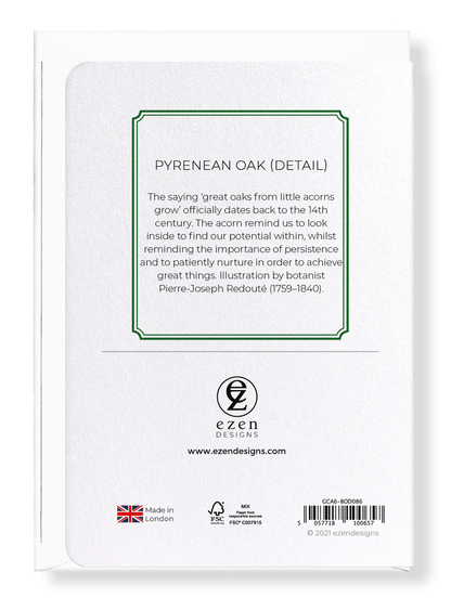 PYRENEAN OAK: Botanical Greeting Card