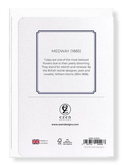 Ezen Designs - Medway (1885) - Greeting Card - Back