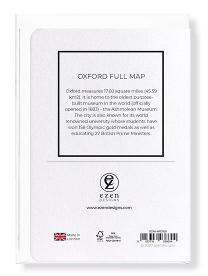 OXFORD FULL MAP: 8xCards