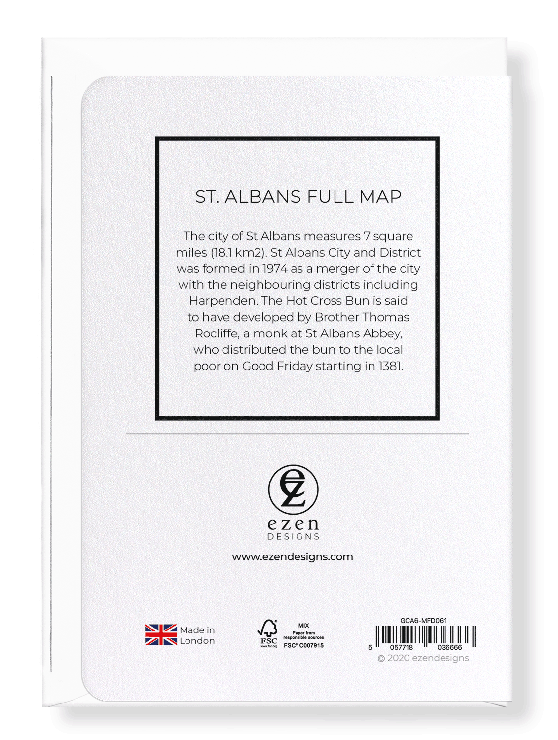 ST. ALBANS FULL MAP: 8xCards