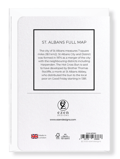 ST. ALBANS FULL MAP: 8xCards