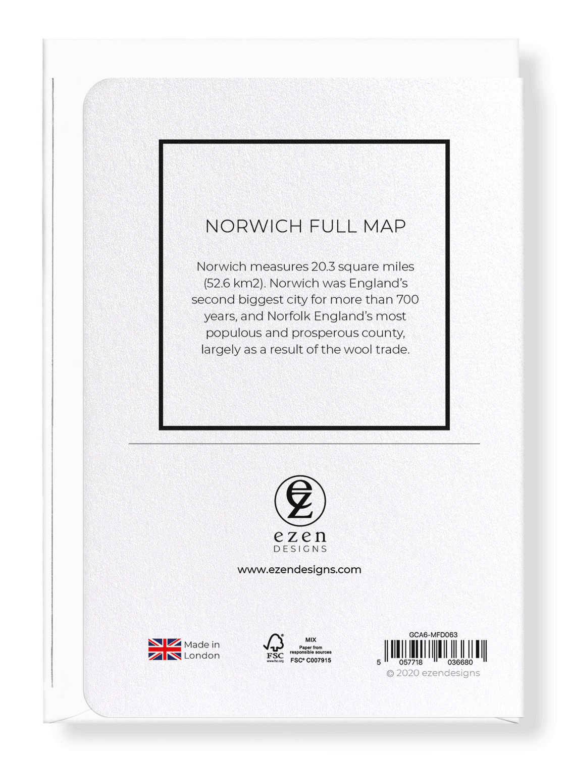 NORWICH FULL MAP: 8xCards