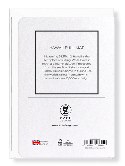 HAWAII FULL MAP: 8xCards