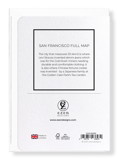 SAN FRANCISCO FULL MAP: 8xCards