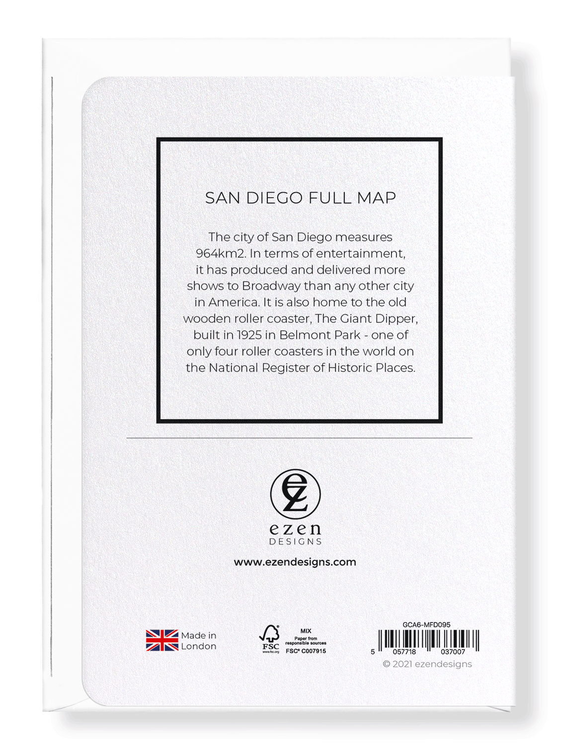SAN DIEGO FULL MAP: 8xCards