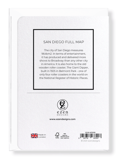 SAN DIEGO FULL MAP: 8xCards