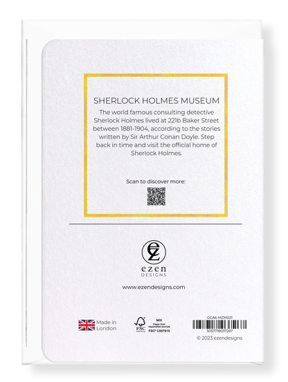 SHERLOCK HOLMES MUSEUM: Bespoke Greeting Card