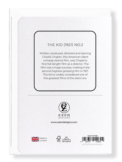 Ezen Designs - The Kid (1921) No.2 - Greeting Card - Back