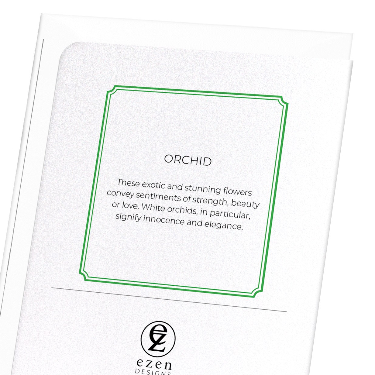 ORCHID: Botanical Greeting Card