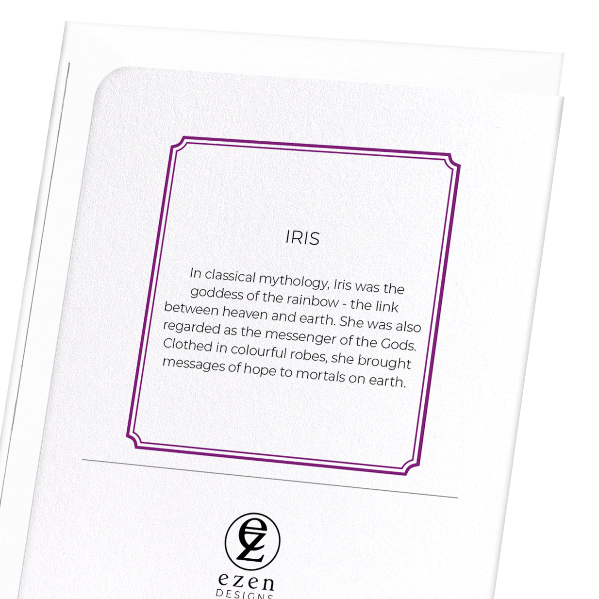 IRIS: Botanical Greeting Card