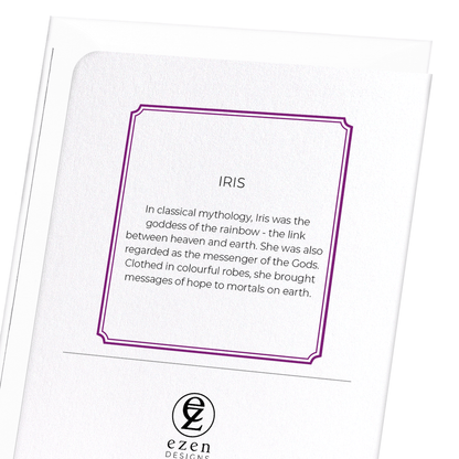 IRIS: Botanical Greeting Card