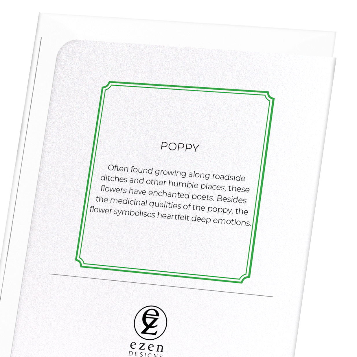 POPPY: Botanical Greeting Card