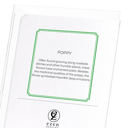 POPPY: Botanical Greeting Card