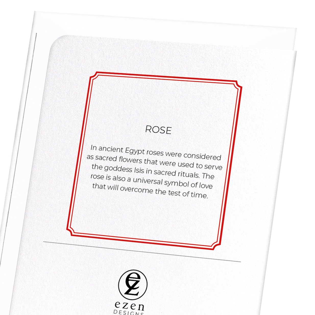 ROSE: Botanical Greeting Card