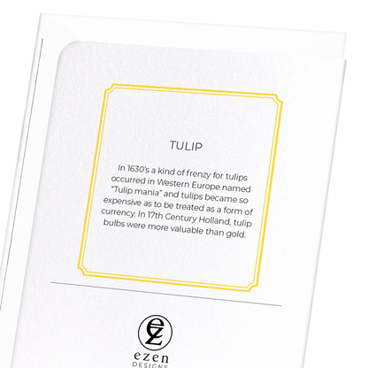 TULIP: Botanical Greeting Card