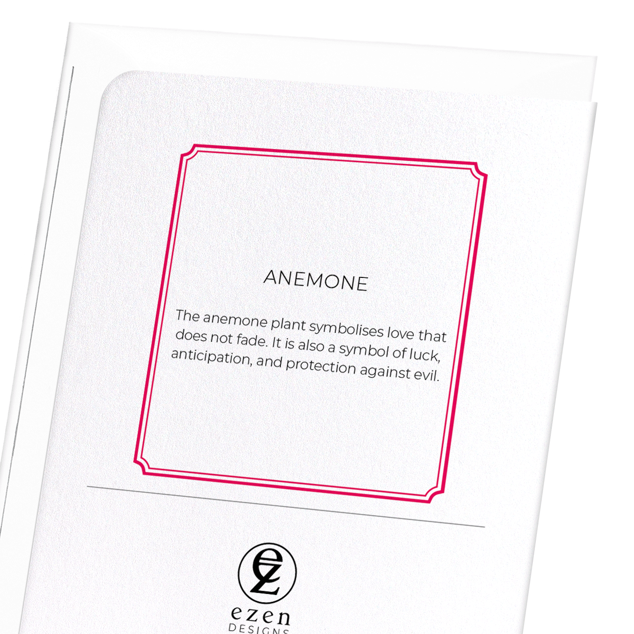 ANEMONE: Botanical Greeting Card